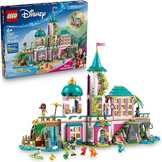 MEOW Disney Princess Castle & Royal Pets Kids Toy - Pretend Play Building Set for Girls and Boys, Ages 6+ - Includes Ariel, R