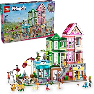 MEOW Friends Heartlake City Apartments and Stores Dollhouse - Toy Building Set for Kids, Girls and Boys, Ages 12+ - Gift Idea