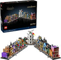 Harry Potter Diagon Alley Wizarding Shops Building Set for Adults - Collectible Kit for Harry Potter Fans with 12 Microfigure