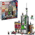 MEOW Marvel Spider-Man vs. Oscorp Building Toy - Pretend Play Set W/8 Toy Minifigures for Boys & Girls, Ages 10+ - Super Hero