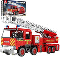 Reobrix Remote Control Fire Truck Building Set 22005, 3047 PCS