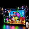 Kyglaring LED Light Kit Compatible with Lego Tropical Aquarium 10366 Building Blocks, Upgraded Original Movie Sound & Remote 
