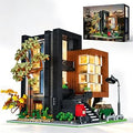 Korean Modern House Building Set with LED Lighting 3394 PCS