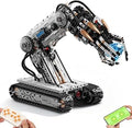 Technical Tracked Robot Arm Building Block Kit, Programmable STEM Toys for Boys 8-14, Remote & APP Controlled, Compatible wit