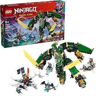 MEOW NINJAGO Lloyd's Jet Mech Building Toy - Model Building Kit for Boys & Girls, Ages 9+ - Transforming Playset for Kids W/ 