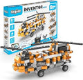 Engino Inventor STEM Toys, Motorized Double-Blade Helicopter, STEM Engineering Toys for Kids 9+, Building Kit, Gifts for Boys