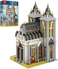 Reobrix Medieval Church Building Set 66027 with LED Lights, 3183 Pieces