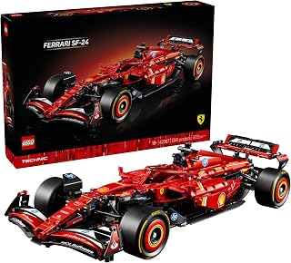 LEGO Technic Ferrari SF-24 F1 Model Car Kit - Building Set for Adults, Ages 18+ with Realistic Features - Ferrari DIY Craft f