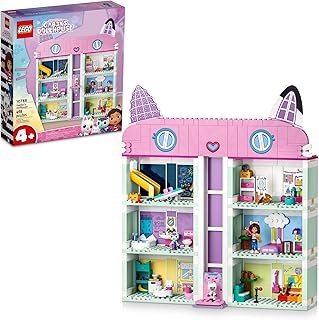 MEOW Gabby's Dollhouse Building Toy - Pretend Play Toy Figures & Playsets for Girls & Boys, Ages 4+ Years - Gift for Birthday