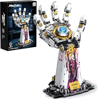 UNCLE BRICK Technical Sci-fi Mecha arm Building Blocks Set and Lighting kit