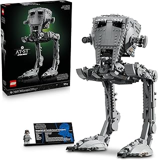 Star Wars at-ST Walker Building Set - Adult Building Blocks for Fans, Ages 18+ - Imperial Forces Collectible Model Kit - Star