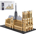 Notre Dame De Paris World Famous Micro Building Blocks Collection Model Architecture Sets for Adults 7380 PCS, Ideas DIY Mini
