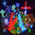 500PCS Magnetic Blocks With Glow-in-the-dark Building Blocks, Build Mine Magnet World Set, Magnetic Cubes STEM Game Toys for 
