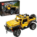 LEGO Technic Jeep Wrangler 4x4 Toy Car 42122 Model Building Kit - All Terrain Off Roader SUV Set, Authentic and Functional De