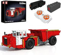 Mould King 17102 Articulated Dump Truck Building Set - Remote Control Mining Engineering Vehicle with Motors & Dump Function 