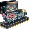 V12 Engine Model Kit That Runs, Build Your Own Mechanical Building Set
