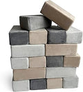 The Original Premium Plush Building Block for Kids - Certified Safe Foam Blocks in Luxuriously Soft Fabric Covers (Castle Roc