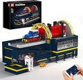 Mould King 17094 Railcar Rotary Dumper Building Set - MOC APP/Remote Control Rotating Tipper Wagon with Wheel Steering System
