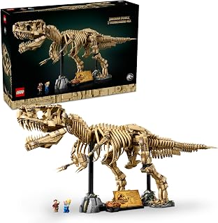 MEOW Jurassic World Dinosaur Fossils: Tyrannosaurus Rex - Building Set for Adults, Ages 18+ - Dinosaur Gift for Movie Lovers 