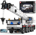 Mould King Construction Crane Building Sets, 17075 APP Programmable Construction Vehicle Model, Large Vehicles Crane Building