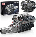 Mould King LR V10 Engine Model Kit for Adults, 1834 Pcs Car Motor Set