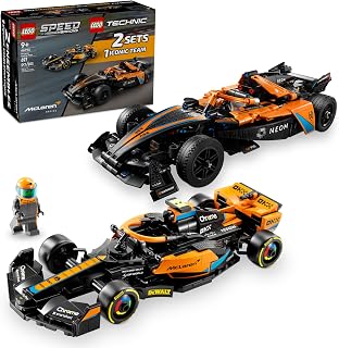 LEGO Technic & Speed Champions McLaren Racing Pack Building Toys Set - Race Cars Toys for Kids, Boys & Girls, Ages 9+ - Gift 