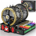 Mould King 10170 Music Box Building Sets, 2344+ PCS Rotating Christmas Music Box with 4 Speed Adjustable Mode, Black Gold Des