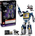 Icons Transformers: Soundwave - Building Set W/Sound Effects for Adults, 18+ - Model Kit W/Ravage & Laserbeak Figures - DIY H