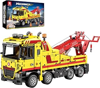 Reobrix Tow Truck Building Sets 22012 Adult Construction Vehicle Model Kit