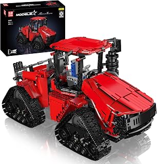 Mould King Crawler Tractor Building Toys, 1698 Pieces 4x4 Tracked Tractor Building Sets for Adults Age 14+, Construction Vehi