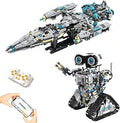 HPROMOT STEM Space Robot Building Kit for Kids & Teens Ages 8+ 1468 PCS 2-in-1 APP & Remote Control Advanced Coding &Engineer