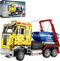 Reobrix Garbage Truck Building Blocks Set 22016, RC Dump Truck Model