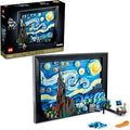 Ideas Vincent Van Gogh The Starry Night - Building Set for Adults, Ages 18+ - Beautifully Detailed Home Wall Art Decor - Gift