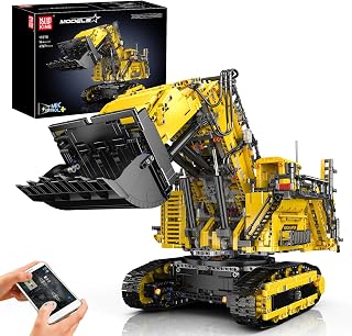 Mould King 17070 App Control Large Excavator Building Kit, RC Diggers Construction Set, Mining Excavator Construction Vehicle