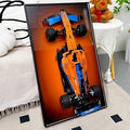 Display Wallboard Compatible with Technic 42141- 2022 Replica Model Car