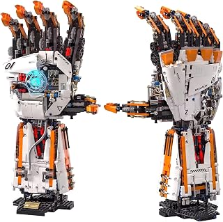 HPROMOT STEM Robotic Arm Building Kit for Kids&Teens Ages 8+ 1622 PCS APP & Remote Control Bionic Programmable Finger Gesture