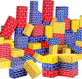 Junkin 80 Pack Jumbo Cardboard Building Blocks for Kids Large Stacking Cardboard Bricks Thick Building Blocks for Constructio