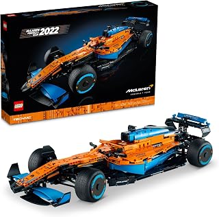 LEGO 42141 Technic McLaren Formula 1 2022 Replica Race Car Model Building Kit, F1 Motor Sport Set Birthday Gift Idea for Adul