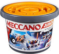 MECCANO Junior, 150 pcs Bucket STEAM Model Building Kit for Open-Ended Play