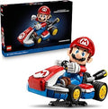 Super Mario: Mario Kart – Mario & Standard Kart Building Set for Adults - DIY Book Shelf & Room Decor for Men & Women, Ages 1