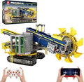 Reobrix Remote Control Bucket Wheel Excavator Building Blocks Set 14+