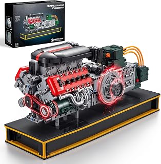 V12 Engine Kits That Runs with Motor & Battery for Adults Age 14+,2322PCS