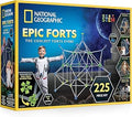 National Geographic Indoor Fort Building Kit 225-Piece Set for Kids