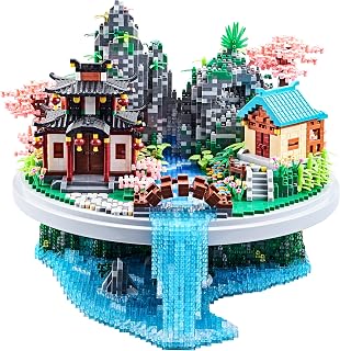 7626 PCS Micro Building Blocks Set Chinese Peachtree Model for Adults Decorative Creative Present for Adult Age of 14+ Cherry