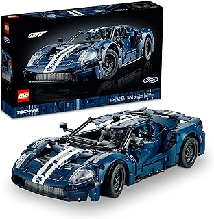 LEGO Technic 2022 Ford GT Building Set for Adults - Collectible Kit W/Authentic Features, Ages 18+ - 1:12 Scale - Gifts for M