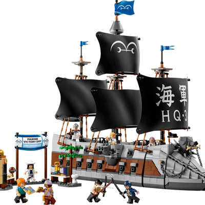 Garp's Marine Battleship