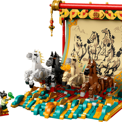 Galloping Horses Canvas