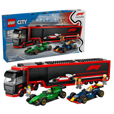 F1® Truck with RB20 & AMR24 F1® Cars