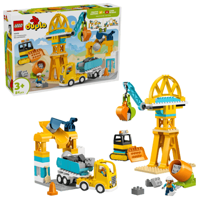 3 in 1 Construction Site and Vehicles