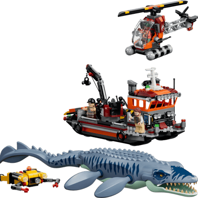 Mosasaurus Dinosaur Boat Attack